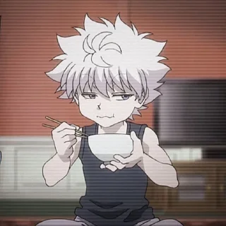 🍜 emoji 💢KILLUA💢 @STICKER_LEE Telegram sticker 23 of 27
