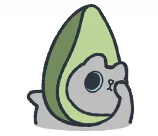 🥑 emoji @ikmut. ♡ Telegram sticker 15 of 40
