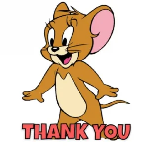 🤩 emoji @stickersbag 🌟 Tom & jerry text 💖 Telegram sticker 24 of 80
