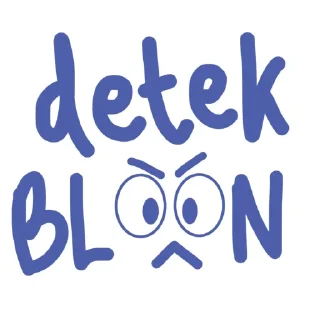 Sticker from bloon set