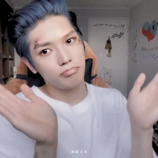 🐱 emoji ✎ᝰ┆TAEYONG by @stickernct Telegram sticker 12 of 36