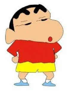 😒 emoji SHINCHAN Telegram sticker 3 of 28
