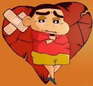 😫 emoji SHINCHAN Telegram sticker 13 of 28