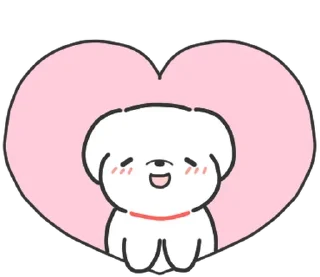 ⭐ emoji doodle baby dog @stickieri Telegram sticker 6 of 24