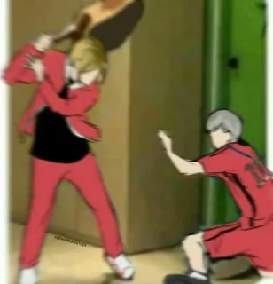 Sticker from Meme haikyuu @crystalstickers