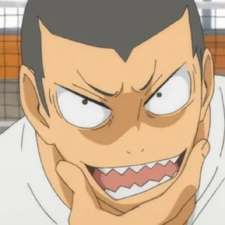 🥴 emoji haikyuu meme @gcdsinner Telegram sticker 20 of 43