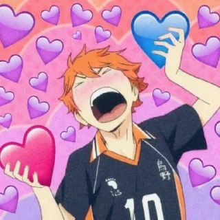 ❤️ emoji haikyuu meme @gcdsinner Telegram sticker 23 of 43