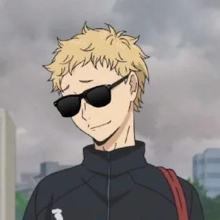 😜 emoji Meme haikyuu @crystalstickers Telegram sticker 19 of 77