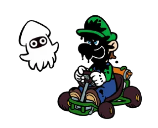 💦 emoji Mario Kart × @istackme Telegram sticker 22 of 42