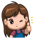 👍 emoji LDR Couple Story @Tikelmu Telegram sticker 22 of 81