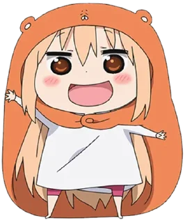😁 emoji @stickersbag 💖 Umaru 🧚‍♀ Telegram sticker 11 of 66