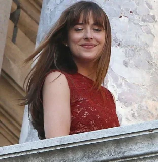 😊 emoji @stickersbag 💖Dakota Johnson 🧚‍♀ Telegram sticker 9 of 69