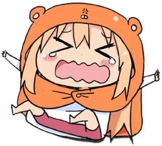 😫 emoji @stickersbag 💖 Umaru 🧚‍♀ Telegram sticker 19 of 66