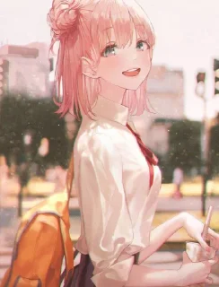 😄 emoji @stickersbag girls anime💖🧚‍♀ Telegram sticker 11 of 85
