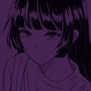 💜 emoji Anime girls purple aesthetic (@VoidStickers) Telegram sticker 6 of 45