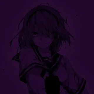 Sticker from Anime girls purple aesthetic (@VoidStickers)
