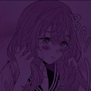 Sticker from Anime girls purple aesthetic (@VoidStickers)
