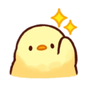 🤩 emoji cute chick Emoji Telegram sticker 22 of 32