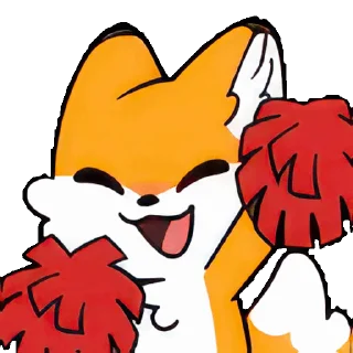🥳 emoji 𝙁𝙤𝙭𝙮 🦊 Telegram sticker 7 of 120