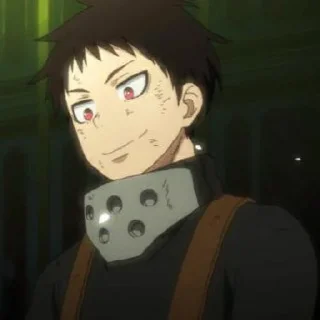 ⛓ emoji Shinra kusakabe  [ by: @starshinehelp ] Telegram sticker 10 of 31