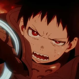⛓ emoji Shinra kusakabe  [ by: @starshinehelp ] Telegram sticker 20 of 31