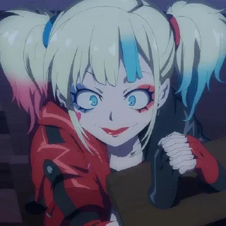 🌟 emoji Harley Quinn by @Butterflybytess Telegram sticker 12 of 53