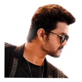 😎 emoji Thalapathy vijay || @Goku_ke_stickers Telegram sticker 7 of 39