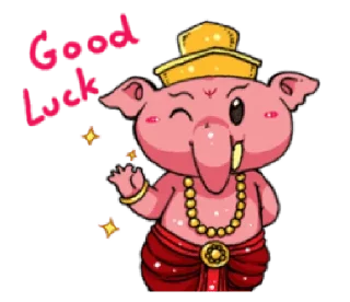 🤞 emoji Kartikeya & Ganesha • @HinduStickers Telegram sticker 23 of 41