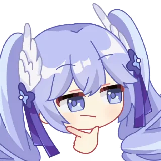 Sticker from 向晚1期装扮动态表情 @Rosmontis
