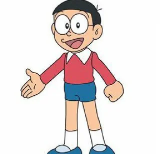 👋 emoji @stickersbag 🌟 Nobita 🍃🌸 Telegram sticker 16 of 50