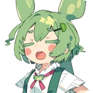 😉 emoji ずんだもん @ZundaTeaCafe Telegram sticker 6 of 120