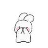 😊 emoji Baby rabbit | By Halisa @TgEmodziBot Telegram sticker 14 of 78