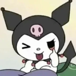 Sticker from 𓏲࣪  kuromi unfilt! {❀- @scribbnle}