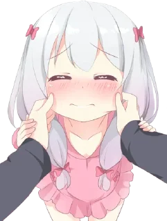 🥰 emoji Sagiri Izumi @AnimeStickersIndo Telegram sticker 16 of 45
