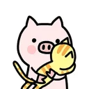😌 emoji 猪猪精致生活@serikang Telegram sticker 17 of 118