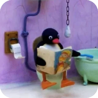 🐦 emoji Pingu Telegram sticker 14 of 25
