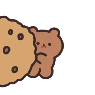 🧸 emoji @ikmut: Choco Bear. ♡ Telegram sticker 7 of 19