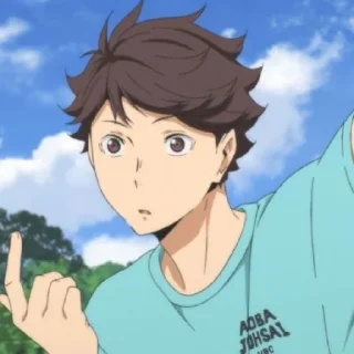 👑 emoji oikawa tooru @INSCMNIAC Telegram sticker 21 of 50