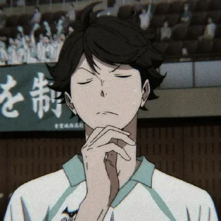 🖇️ emoji oikawa tooru @stickerkeep Telegram sticker 16 of 40
