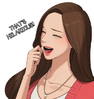😂 emoji True Beauty Telegram sticker 9 of 73