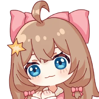 🥰 emoji 嘉然1期装扮动态表情 @Rosmontis_Daily Telegram sticker 24 of 27