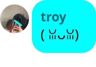 🤗 emoji stix ni troy Telegram sticker 14 of 75