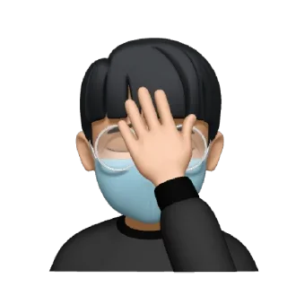🤦 emoji Chae Won's Telegram Stickers Telegram sticker 22 of 51