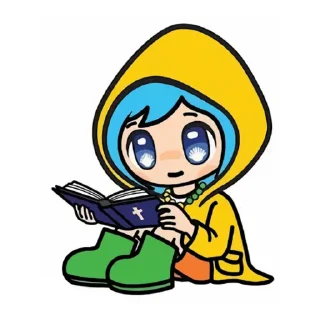Sticker from Luce's blessing