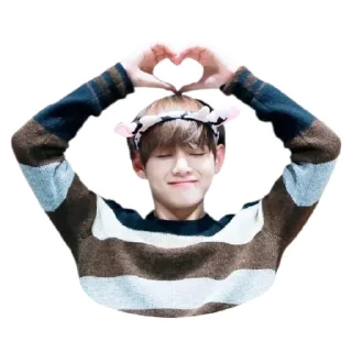 💜 emoji Taehyung @Stickersey Telegram sticker 7 of 25