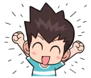 🙌 emoji Cheerful Erv @tikelku Telegram sticker 5 of 76