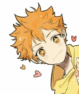 💞 emoji Hinata Shoyo fanart Telegram sticker 17 of 20
