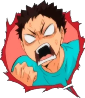 😡 emoji Anime Emotions • @AnimeCrunch_Stickers Telegram sticker 24 of 100
