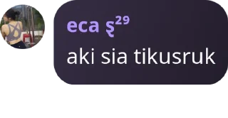 Sticker from eca cakep