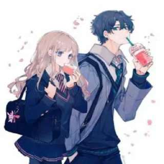 ❤️ emoji ANIME COUPLE Telegram sticker 22 of 52